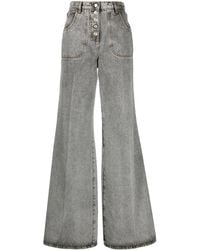 Etro - Jean Évasé À Broderies - Lyst