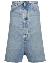 Maison Margiela - Short En Jean À Taille Basse - Lyst