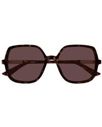 Chloé - Oversized-Frame Sunglasses - Lyst