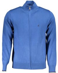 U.S. Grand - Logo-Embroidered Zip-Up Cardigan - Lyst