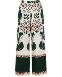 Adriana Degreas - Pantalon Évasé À Imprimé Graphique - Lyst