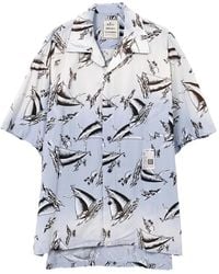 Maison Mihara Yasuhiro - Graphic Print Shirt - Lyst
