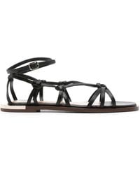 Chloé - Uma Knotted Leather Sandals - Lyst