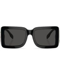 Burberry - Tb-Motif Square-Frame Sunglasses - Lyst