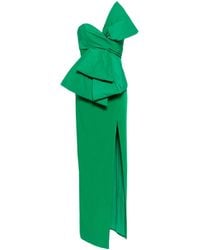 Marchesa - Bow-embellished Strapless Gown - Lyst