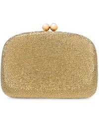 Carolina Herrera - Mini Sac À Main Vega À Strass - Lyst