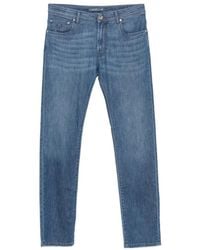 Corneliani - Jean Droit À Effet Délavé - Lyst