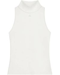 Courreges - Heritage Gebreide Spencer - Lyst