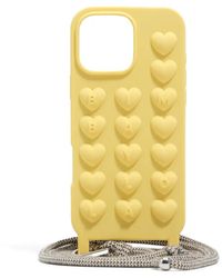 Bimba Y Lola - Heart-Embossed Iphone 16 Pro Case - Lyst
