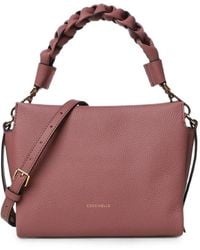 Coccinelle - Small Boheme Braided-Handle Leather Shoulder Bag - Lyst
