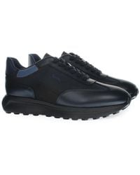 Harmont & Blaine - Panelled Leather-Trim Sneakers - Lyst