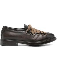F.LLI RENNELLA - Lace-Up Leather Loafers - Lyst