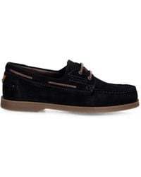 GANT - Lace-Up Suede Boat Shoes - Lyst