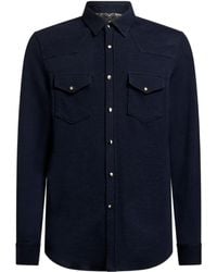 Etro - Button-Placket Flap-Pocket Shirt - Lyst