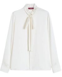 Max Mara - ラッフル ブラウス - Lyst