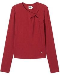 B+ AB - Knotted Long-Sleeve Top - Lyst