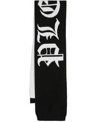 Philipp Plein - Sciarpa Gothic Plein Con Intarsio - Lyst