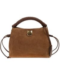 Mulberry - Kleine Iris Shopper Met Gevlochten Handvat - Lyst
