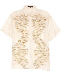 Biyan - Organza Beaded Silk Shirt - Lyst
