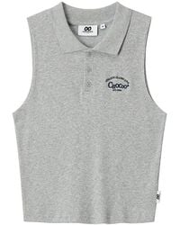 Chocoolate - Logo-Embroidered Sleeveless Polo Shirt - Lyst