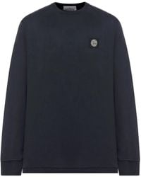Stone Island - コンパスパッチ ロングtシャツ - Lyst
