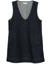 FRAME - The Form Scoop-Neck Mini Dress - Lyst