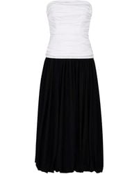Nicholas - Abito Midi Despina Senza Spalline - Lyst