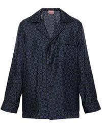 KENZO - Gram Patch-Pocket Pajama Shirt - Lyst