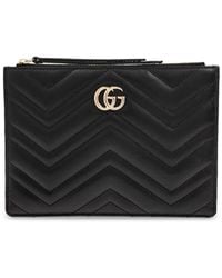 Gucci - Large Gg Marmont Clutch Bag - Lyst