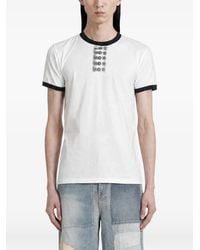Kapital - Graphic-Print Contrast-Trim T-Shirt - Lyst