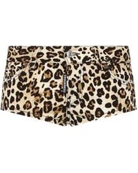 DSquared² - Wild2 Hot Shorts Met Print - Lyst