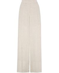 Brunello Cucinelli - Linnen Broek - Lyst