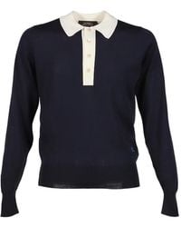 Wales Bonner - X John Smedley Polo Henry En Laine Mérinos - Lyst