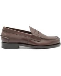 Saxone Of Scotland - Penny Leather Loafers - Lyst