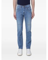 Jeckerson - Panelled Skinny-Fit Jeans - Lyst