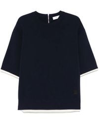 Lanvin - Two-Layer T-Shirt - Lyst