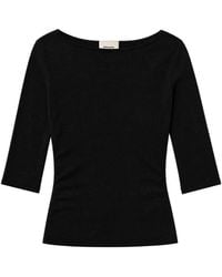 Reformation - Santino Boat-Neck Top - Lyst