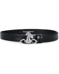 Vivienne Westwood - Orb Buckle Leather Belt - Lyst
