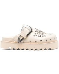 Toga - Eyelet-Metal Mules - Lyst
