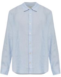 AllSaints - Camicia Loom A Maniche Lunghe - Lyst