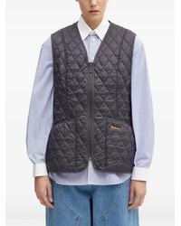 Barbour - Quilted Zipped Vest - Lyst