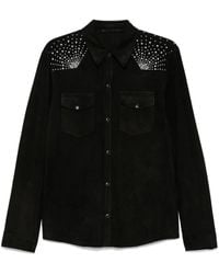 Salvatore Santoro - Hemdjacke Aus Leder - Lyst