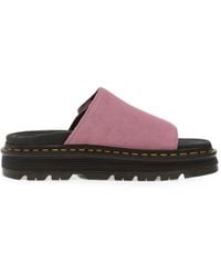 Dr. Martens - Zebzag Touch-Strap Platform Flat Sandals - Lyst