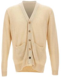 FILIPPO DE LAURENTIIS - V-Neck Button-Up Cardigan - Lyst