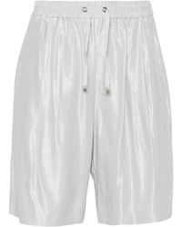 Herno - Pleat-Detail Shorts - Lyst
