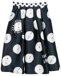 ALESSANDRO ENRIQUEZ - Polka Dot Print Skirt - Lyst