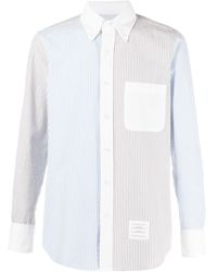 Thom Browne - Funmix Striped Shirt - Lyst
