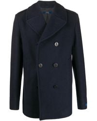 Polo Ralph Lauren - Double Breasted Coat - Lyst