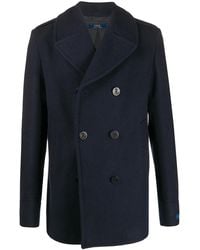 Polo Ralph Lauren - Double Breasted Coat - Lyst
