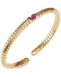 Marina B - 18K Trisolina Ruby Bangle Bracelet - Lyst